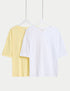 Marks & Spencer "2pk Cool Comfort™ Embroidered Pyjama Tops"